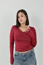 V-Basic Top Full Lace