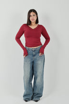 V-Basic Top Full Lace