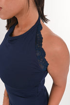trim halter neck top
