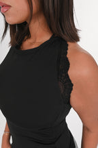trim halter neck top
