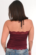 trim halter neck top
