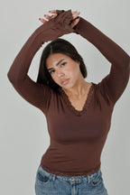 V-Basic Top Full Lace