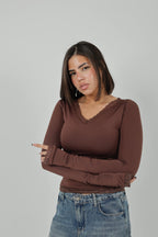 V-Basic Top Full Lace