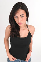 Beaded Halter Top
