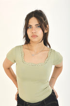 Lace tank top